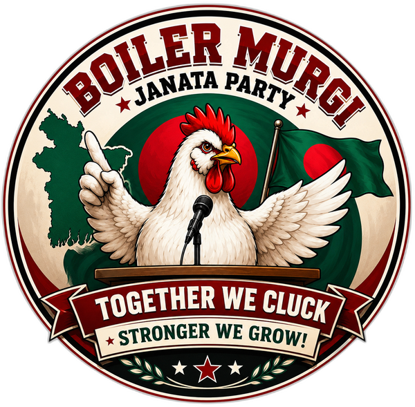 Broiler Murgi Janata Party emblem